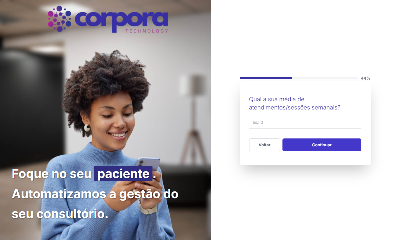 Média de atendimentos semanais