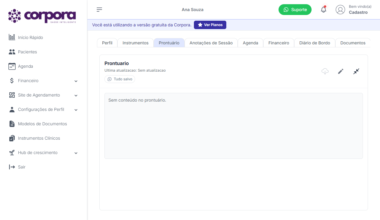 Prontuário expandido